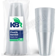 Kbr Plastik Bardak 25'li 180 cc