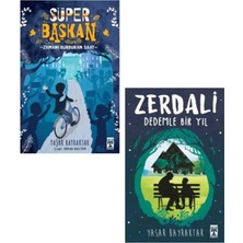 Genç Timaş Yaşar Bayraktar 2 Kitap Set - Süper Başkan - Zerdali Dedemle Bir Yıl