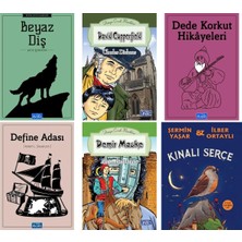 Parıltı Yayınları Kınalı Serçe .beyaz Diş .demir Maske .define Adası Dede Korkut Hikayeleri Hediyeli