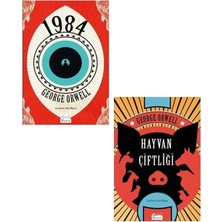 Koridor Yayıncılık 1984 & Hayvan Çiftliği 2'li Set (Bez Ciltli) -George Orwell-