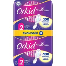 4 Adet Orkid Platinum Ultra Ekonomik Uzun Hijyenik Ped 12'li