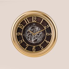 Regal Klik Babil Astro Işıklı Duvar Saati - Gold - 46 cm