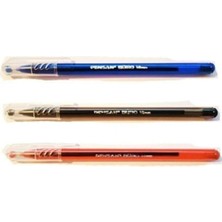 Pensan Büro 1.0 mm Tükenmez Kalem 3'lü Set Tk.k Tek Ebat Siyah-Mavi-Kırmızı