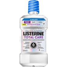 4 Adet Listerine Total Care Alkolsüz Extra Hafif Tat Ağız Gargarası 500 ml