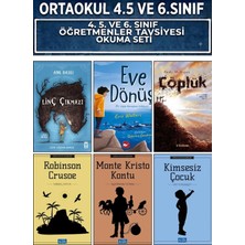 Parıltı Yayınları Ortaokul 4.5.ve 6.sınıf Linç Çıkmazı,eve Dönüş,çöplük,robinson Crusoe,monte Kristo Kontu,kimsesiz Çocuk 6 Kitap Set