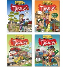 Eğlenceli Bilgi Yayınları Güzel Ülkem Türkiye 1 2 3 4 Set 4 Kitap Eğlenceli Bilgi Gezi - Metin Özdamarlar