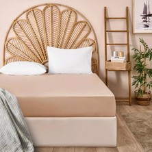 Matmel Soft Basic Çift Kişilik Düz Kenar Çarşaf - Gülkurusu - 240X260 cm