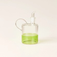 Arow Gauzy Borosilikat Cam Yağlık - Şeffaf / Yeşil - 350 ml