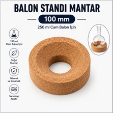 Labolist Balon Standı Mantar - 100 mm - 250 ml Cam Balon Için