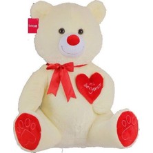 My Best Store 1054 Tıkıl Ayı 70 cm Ekru