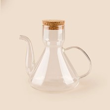 Arow Liya Borosilikat Cam Yağlık - Şeffaf - 500 ml