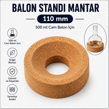 Labolist Balon Standı Mantar - 110 mm - 500 ml Cam Balon Için