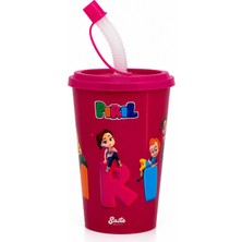 Bak Gel Al BakGelAl Pırıl Lisanslı Pipetli Çocuk Bardak Eğlenceli ve Renkli