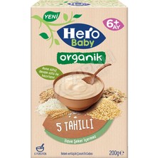 5 Adet Hero Baby 5 Tahıllı Kaşık Maması 200 gr