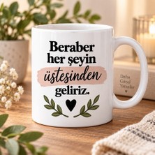 Ajans 313 Beraber Her Şeyin Üstesinden Geliriz Yazılı Baskılı Kupa – Arkadaşlık Hediyesi