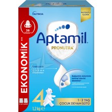 2 Adet Aptamil Çocuk Devam Sütü  No:4 1200 gr