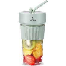 Katjmer Fruvıa Taşınabilir Şarjlı Blender – Kablosuz Smoothıe & Meyve Karıştırıcı
