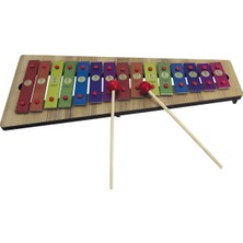 Jwin Mt-15 Metalofon 15 Alüminyum Tuşlu Orff - Ritim Aleti + 2 Adet Baget