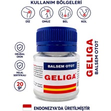 GELIGA Balsem Otot 20G – Alkol İçermeyen Ferahlatıcı Bitkisel Merhem Kas ve Bel Rahatlığı Sağlar
