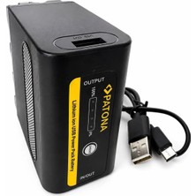 Patona F970 NP-F970D 7800MAH Usb-C / Usb-A Li-Ion Batarya 24FİLM