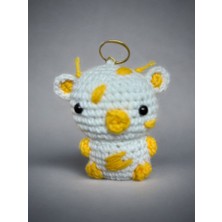 Mundy Amigurumi Anahtarlık 6-8 cm Sevimli El Örgüsü Hediyelik Anahtar ve Çanta Aksesuarı