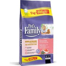 Bezos Kısıryet. Kedi Mama Somon 1000+300GR 1 Adet