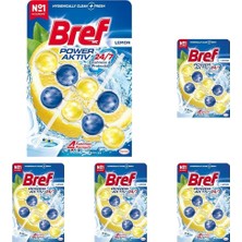 Bref Wc Power Aktiv Limon Duo Pack 2'li Klozet Temizleme Topları 1 x 2 Adet 5li Paket, Aktiv Limon