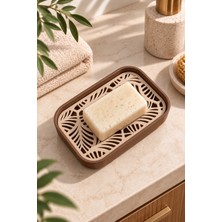 Arvella Desenli Katı Sabun ve Bulaşık Süngeri Standı| Modern Tasarım Drenajlı Sabun ve Bulaşık Süngeri Standı | Şık Banyo & Lavabo Düzenleyici