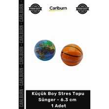 Carlburn Özel Üretim Yumuşak Esnek El Egzersiz Masaj Baskılı Küçük Boy Stres Topu Sünger 6.3 cm 1 Adet