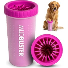 Mudbuster Taşınabilir Köpek Pençe Yıkayıcı/pençe Temizleyici, Büyük, Fuşya