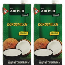 Aroy D Hindistan Cevizi Sütü (Uht) 1000 ml (2 Paketi)