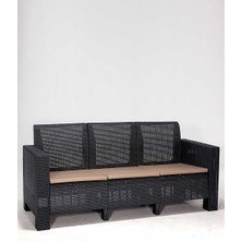 Aksu 3'lü Bahçe&balkon Koltuk/antrasit