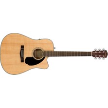 Fender CD-60SCE Dreadnought Natural Elektro Akustik Gitar