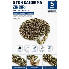 Zintaş G100 5 Tonluk Amerikan Zinciri Eğri Kancalı Amerikan Zincir 5 Ton