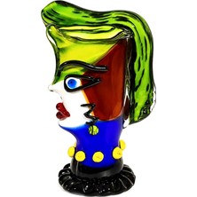 Rakun Home Murano Cam Soyut Picasso Yüz Figürü