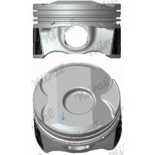 Opel Astra K B 1.0xfl 105HP 15 2014-2018 Piston Sekman 74.00 Std 12638861 Goetze