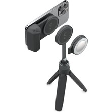 Kit - Snapgrip Snaplight Snappod ve Taşıma Çantası Içerir - Manyetik Montaj Her Telefona Takıl