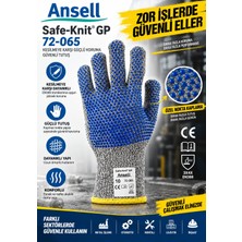Ansell Safe-Knit 72-065 Kesilme Dirençli Iş Eldiveni 10ADET