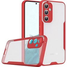 Dunai Store Newface Samsung Galaxy A24 4g Kılıf Platin Silikon - Kırmızı