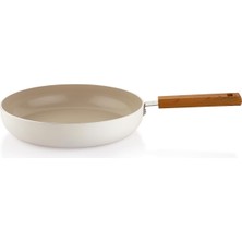 Schafer Ceramoni Seramik Tava 28 Cm-Krem