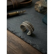 Velcari Modern Maskülen Seri Özel Tasarım Erkek Yüzük