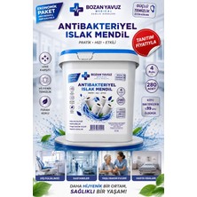 Islak Mendil 280 Yaprak Kova Hijyenik Alkollü Dezenfektan Mendil
