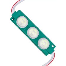 Dunai Store 12 Volt 3 Watt Yeşil LED Modül - 74X20 mm - 3030 Çip
