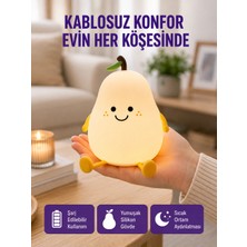 Dunai Şarjlı Armut Masa Lambası Renk Değiştiren LED Gece Işığı