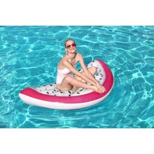 Bestway Dragon Meyvesi Deniz Yatağı - Pitaya Figürlü Ada - Dragon Meyve Figürlü Deniz Yatağı - Meyve Şişme Ada Lounge Yatak - 171X89 Cm.