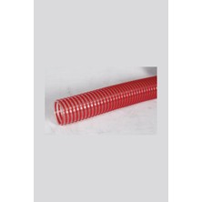 Çamsel Hv Tipi Kırmızı Verici Spiral Hortum (Standart) 1 1/2" - 50 Metre