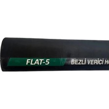 Sel Hortum Flat 5 Bahçe Sulama Hortumu Örgülü Su 10" - 20 Metre