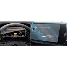 Thn Mobile Volkswagen T-Cross 2024-2025 Model Gösterge Paneli ve Multimedya Ekran Koruyucu