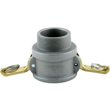 Çamsel H Tipi Alüminyum Kamlok Dişi Kamlok Erkek Vida (Dış Diş) 1/2" - 5 Adet