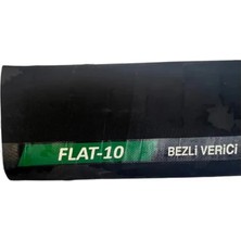 Sel Hortum Flat 10 Bahçe Sulama Hortumu Örgülü Su 6" - 20 Metre